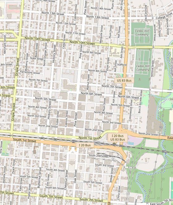 Club location map