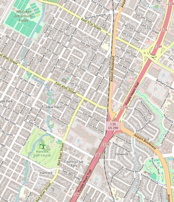 Club location map