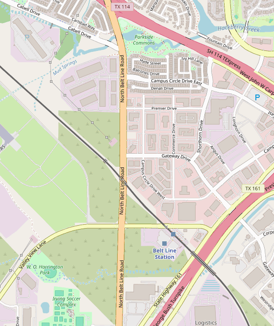 Club location map