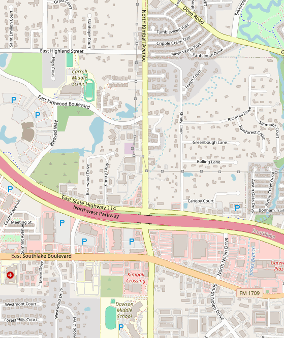 Club location map