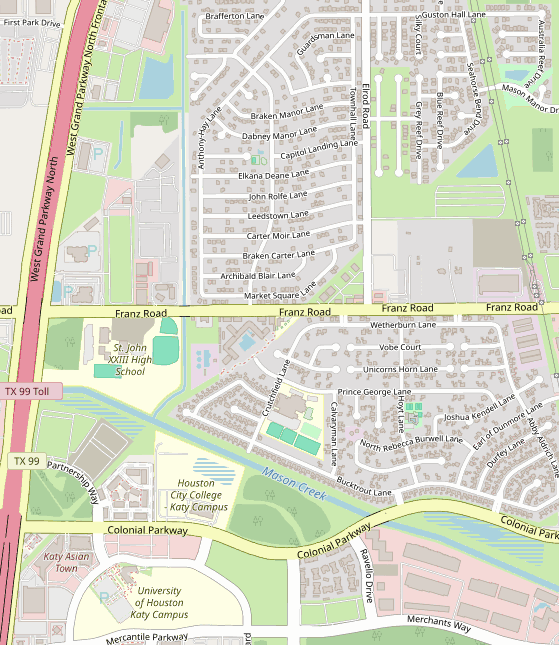 Club location map