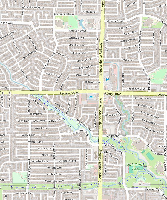 Club location map