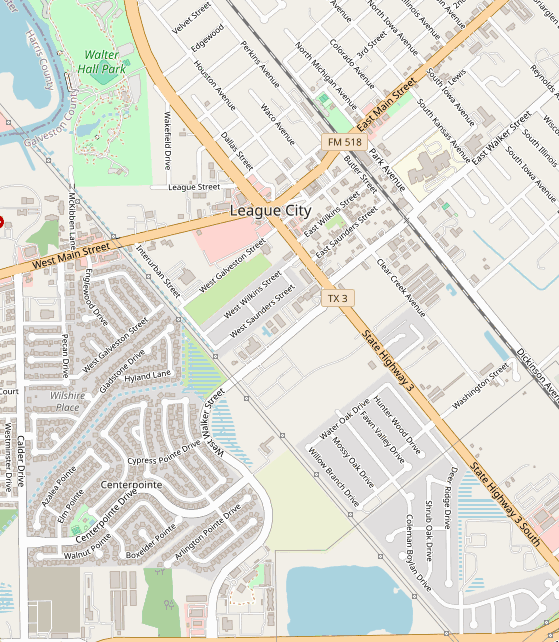 Club location map