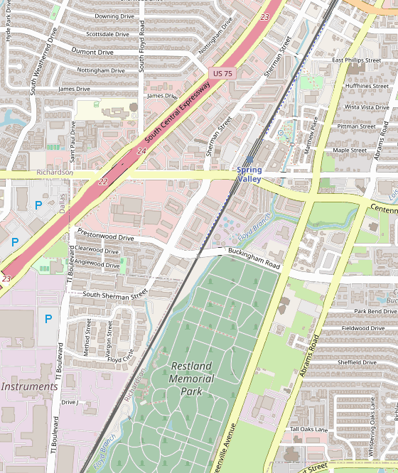 Club location map
