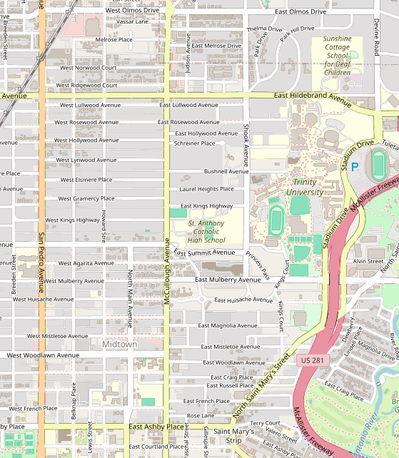 Club location map
