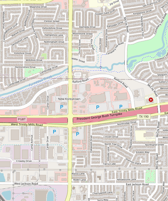 Club location map