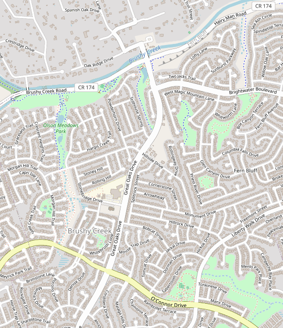 Club location map