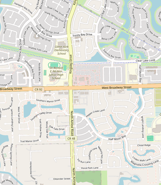 Club location map
