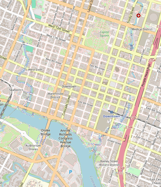 Club location map