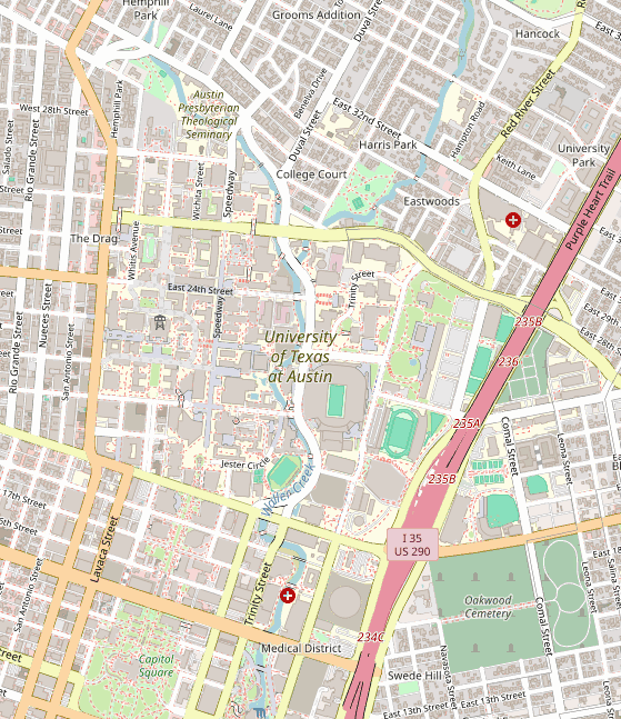 Club location map